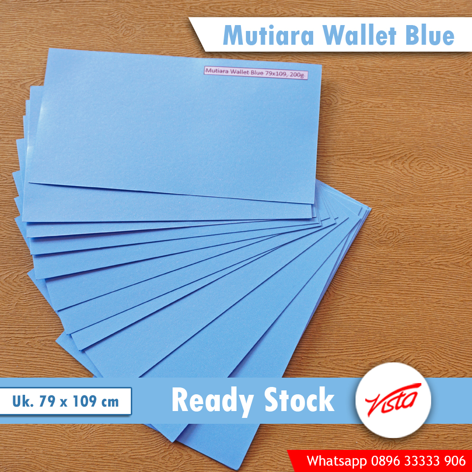 Mutiara Wallet Blue 